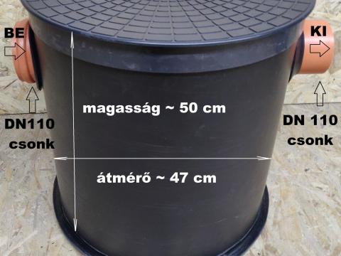 Előszűrő / ülepítő akna - tartály - esővízgyűjtő tartályokhoz - DN 480 - ELADÓ Előszűrő / ülepítő akna - tartály - esővízgyűjtő tartályokhoz - DN 480 - ELADÓ