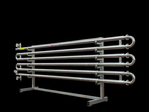 Csöves folyadékhűtő 18.000.kal/óra teljesítménnyel