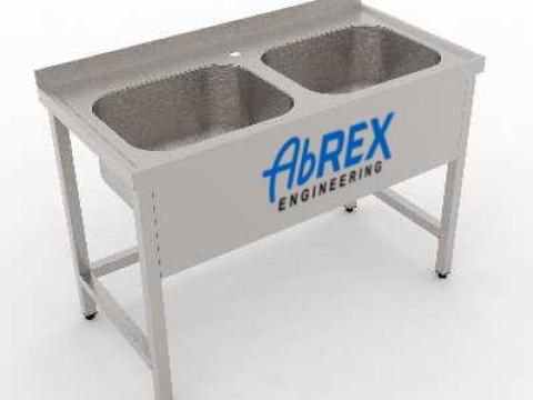 Rozsdamentes mosogató, 2-medencés Rozsdamentes mosogató, 2-medencés