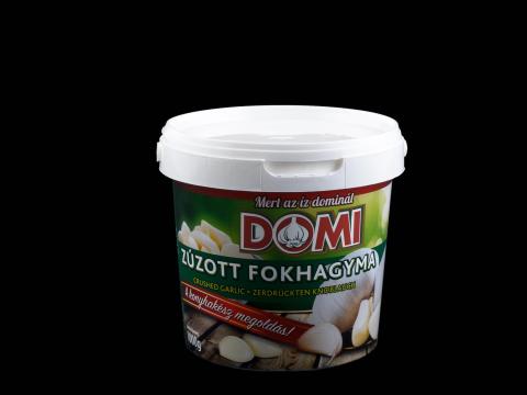 Natúr zúzott fokhagyma 1kg vödörben Natúr zúzott fokhagyma 1kg vödörben