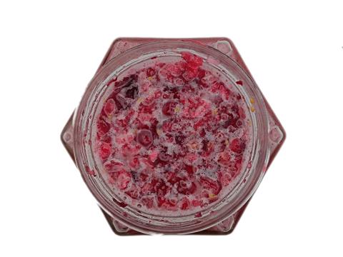 Magyar termelői akácméz liofilizált tőzegáfonyával (125 g)