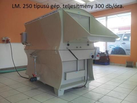 Ládamosó berendezés, LM 250 típusú ládamosó gép Ládamosó berendezés, LM 250 típusú ládamosó gép