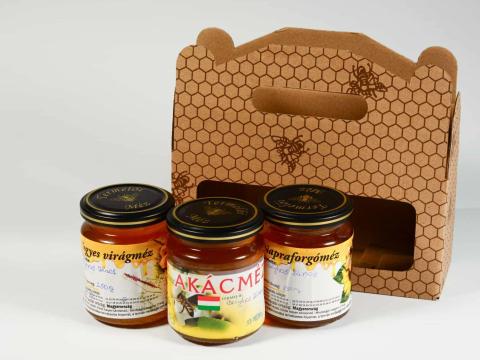 Méz – Karácsonyi ajándék díszdobozban, különleges mézfajták