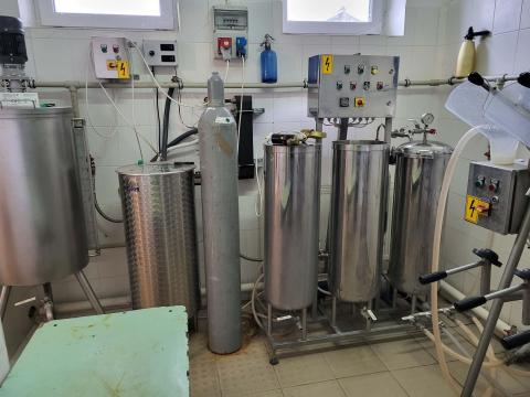 Eladó szikvíz (szódavíz) gépsor gyöngyöleggel együtt