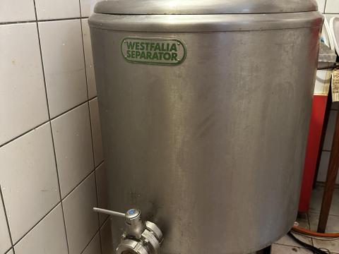 Westfalia separator 100 literes tejhűtő